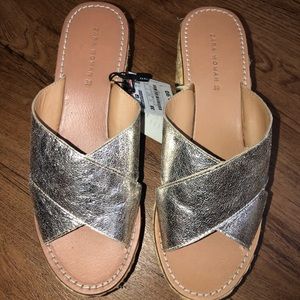 Leather Heel Sandals